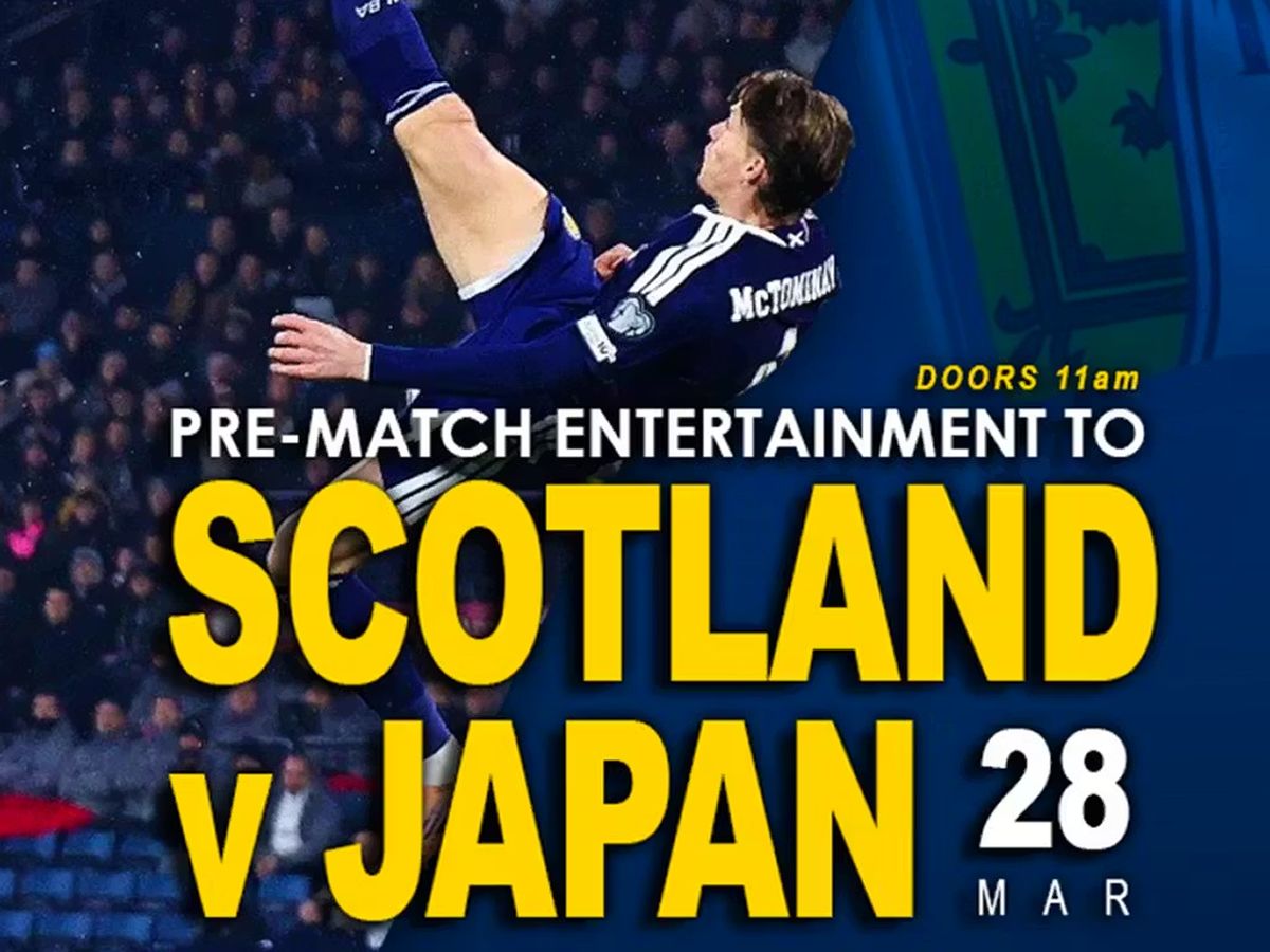 Tartan Army Pre-Match Entertainment: Scotland v Japan