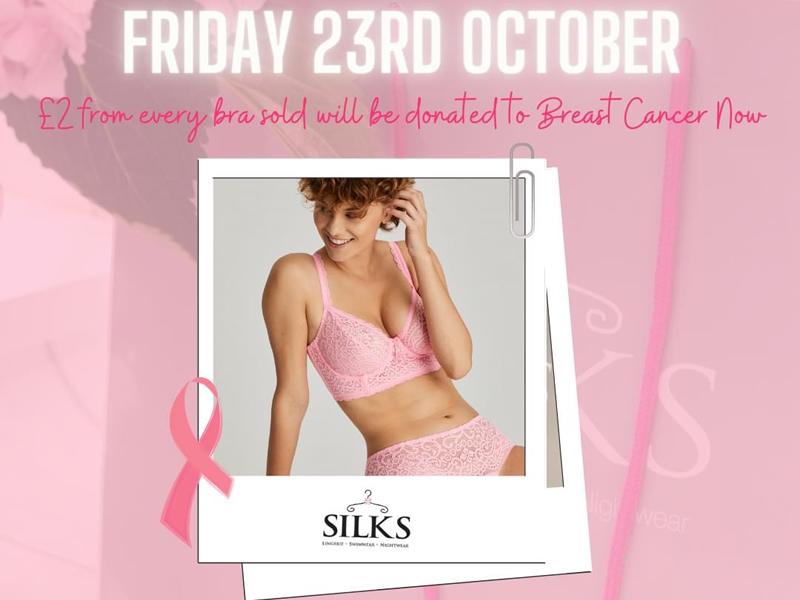 Local lingerie boutique shows support for Breast Cancer Now