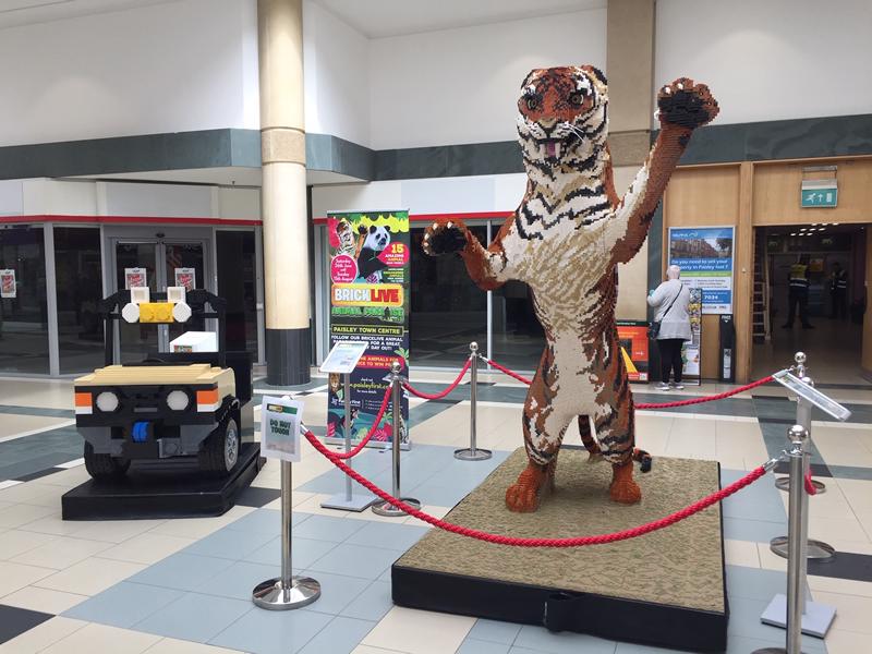 BRICKLIVE Animal Paradise now underway in Paisley town centre