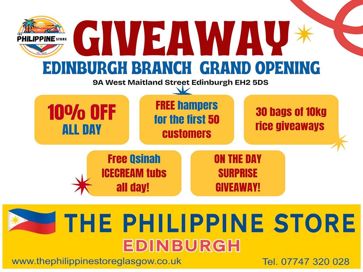 The Philippine Store Edinburgh Grand Opening