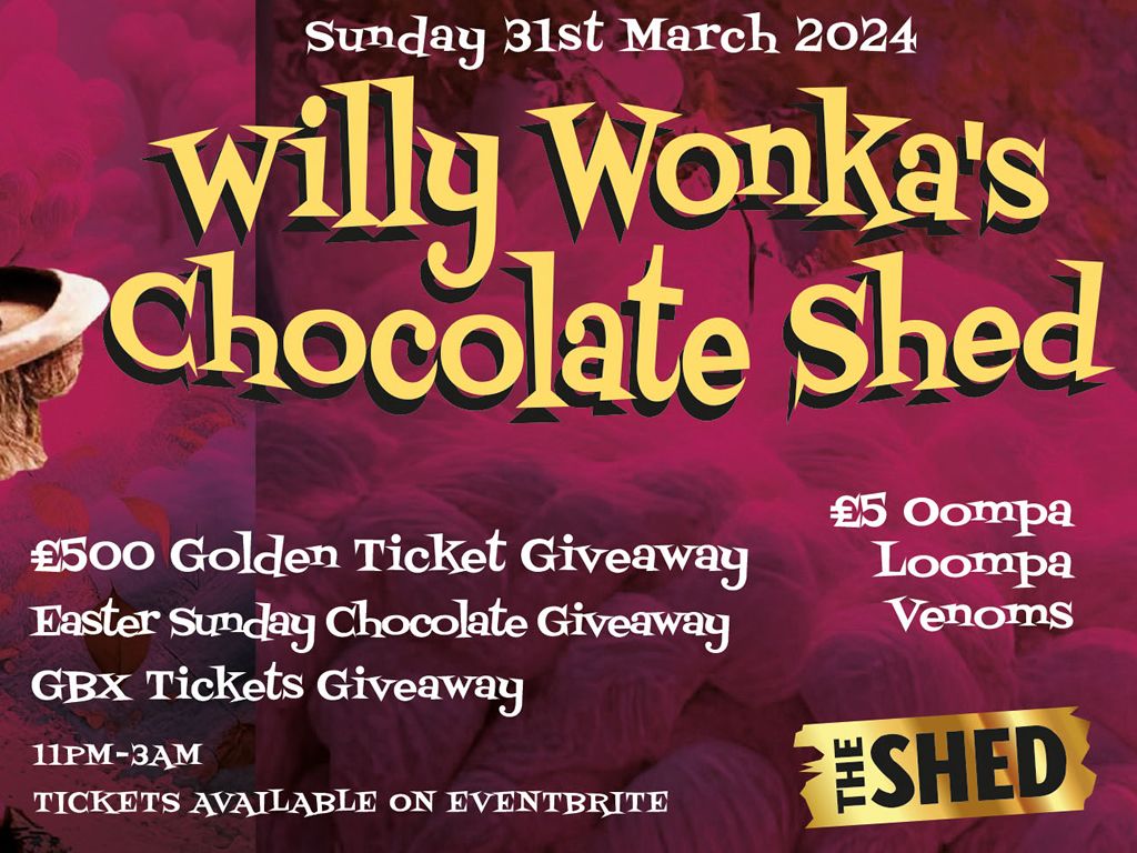 Willy Wonka’s Chocolate Shed