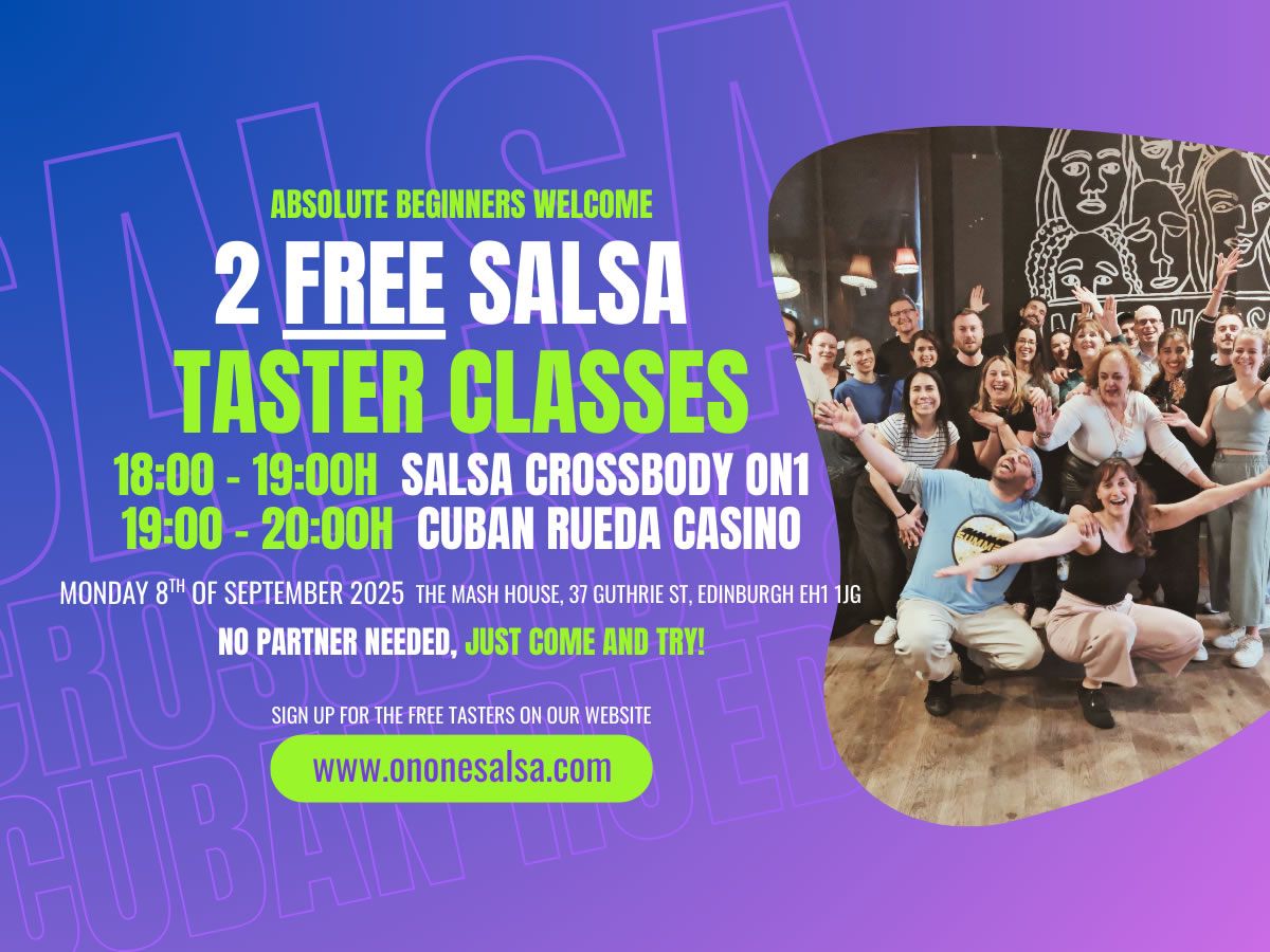 2 Free Salsa Taster Classes with Onone Salsa