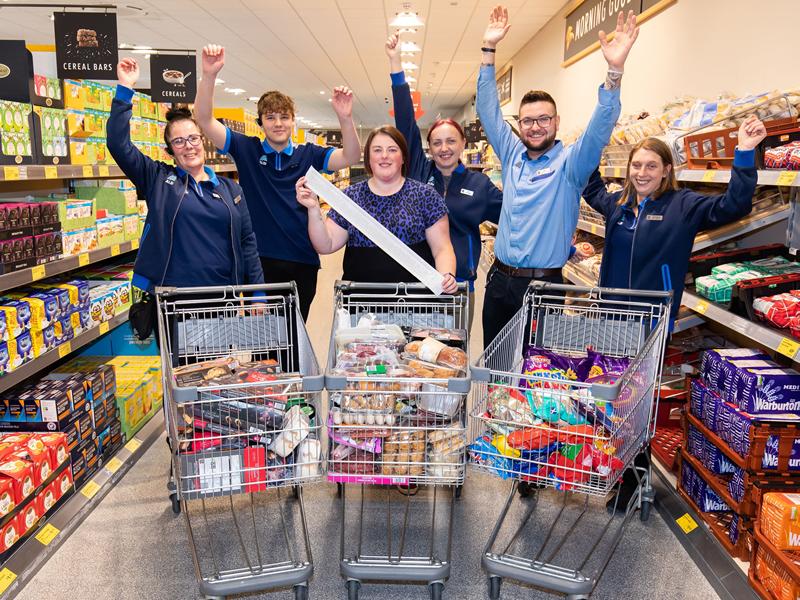 Shoppers in Glasgow can now apply for the much loved Supermarket Sweep from Aldi