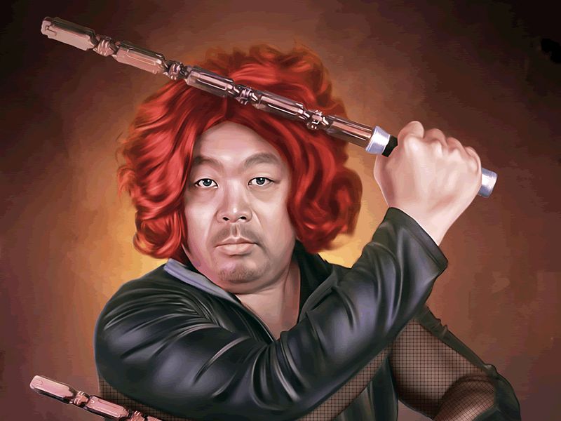 Chris Grace As Scarlett Johansson