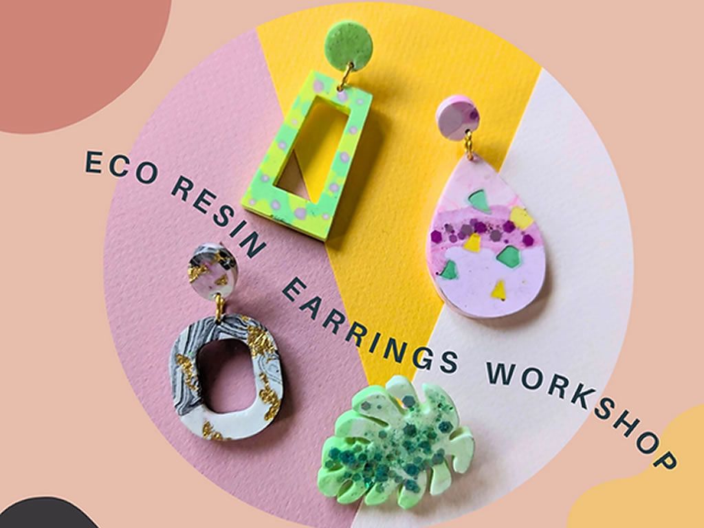 Eco Resin Earrings - Craft Workshop