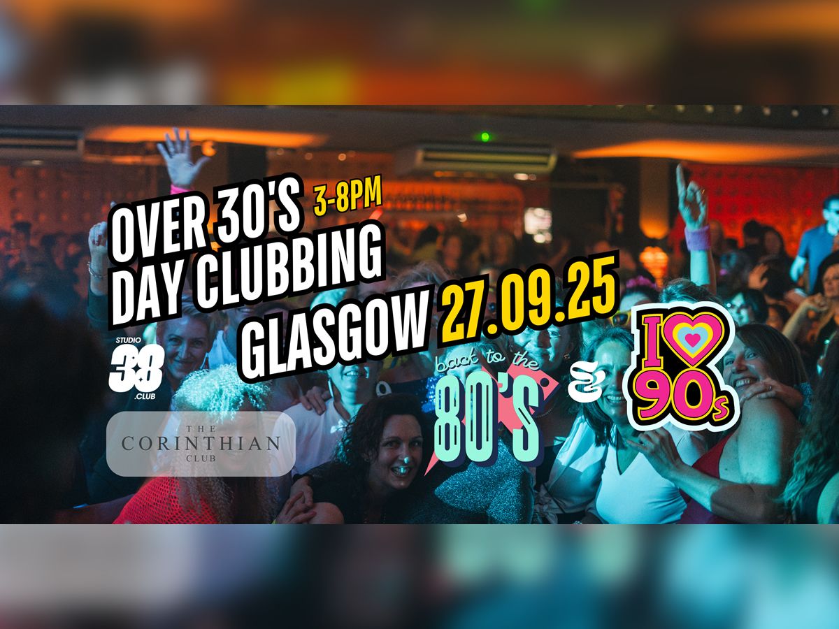 80s & 90s Daytime Clubbing For Over 30s with Studio38