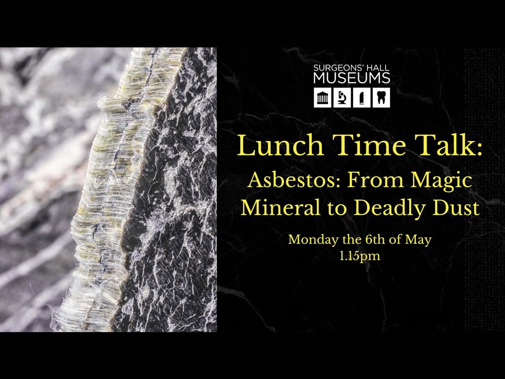 Lunch Time Talk- Asbestos From Magic Mineral to Deathly Dust