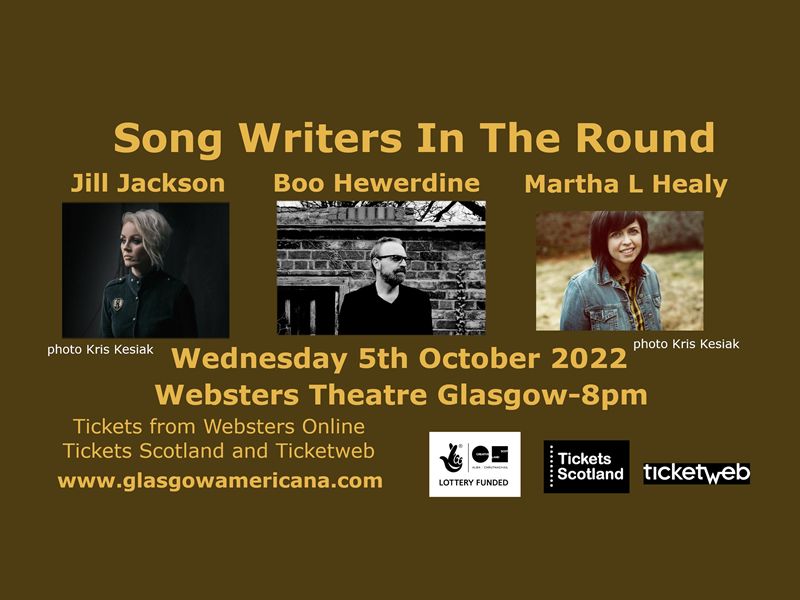 Song Writers In The Round: Jill Jackson, Boo Hewerdine, Martha L Healy