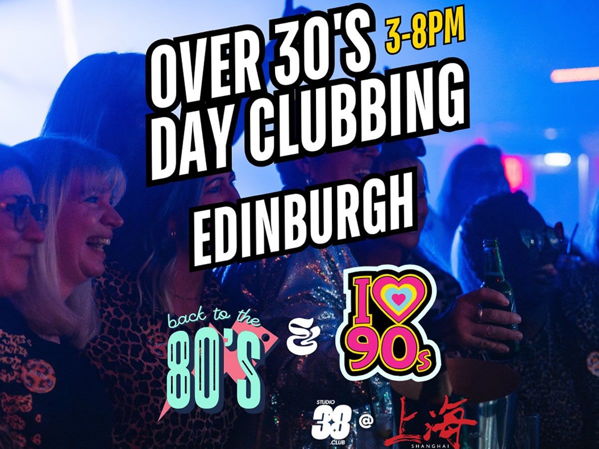 80s & 90s Daytime Clubbing For Over 30s with Studio38