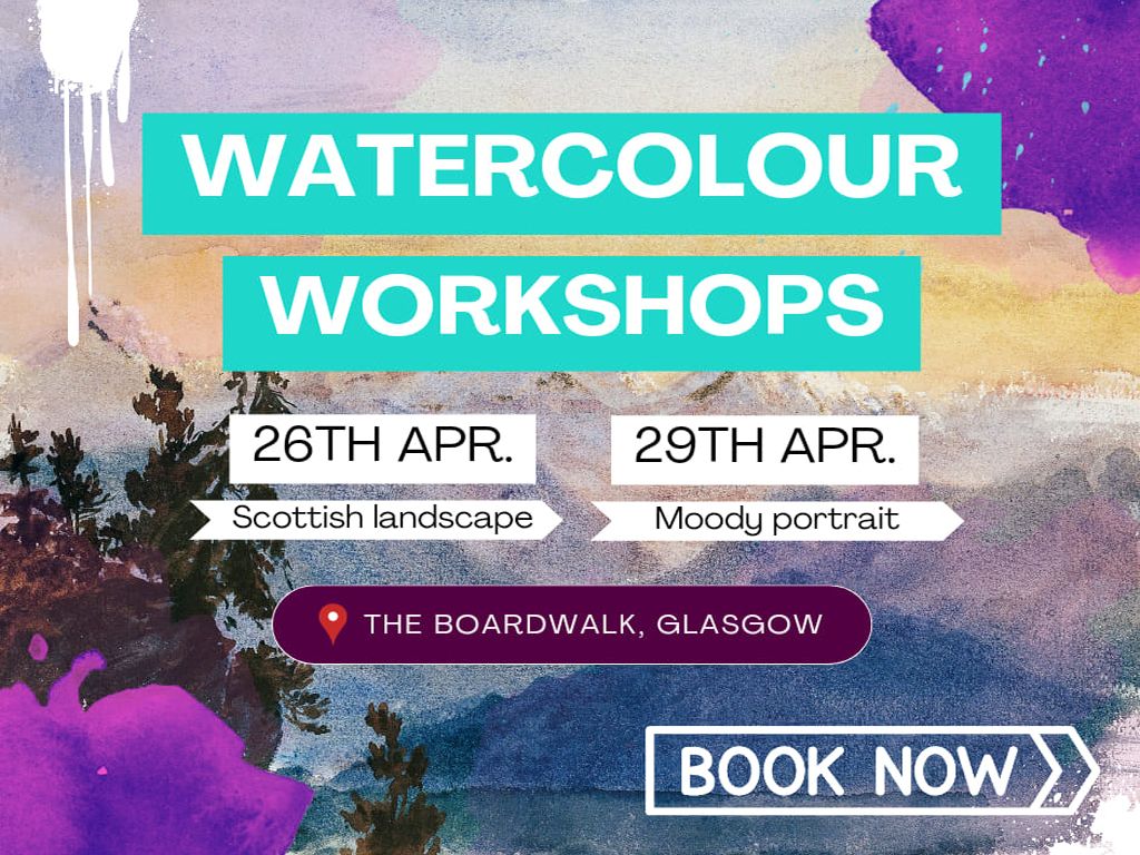 Dive Into Watercolours: Full Day Painting Session With Art Tutor Robert Wilson