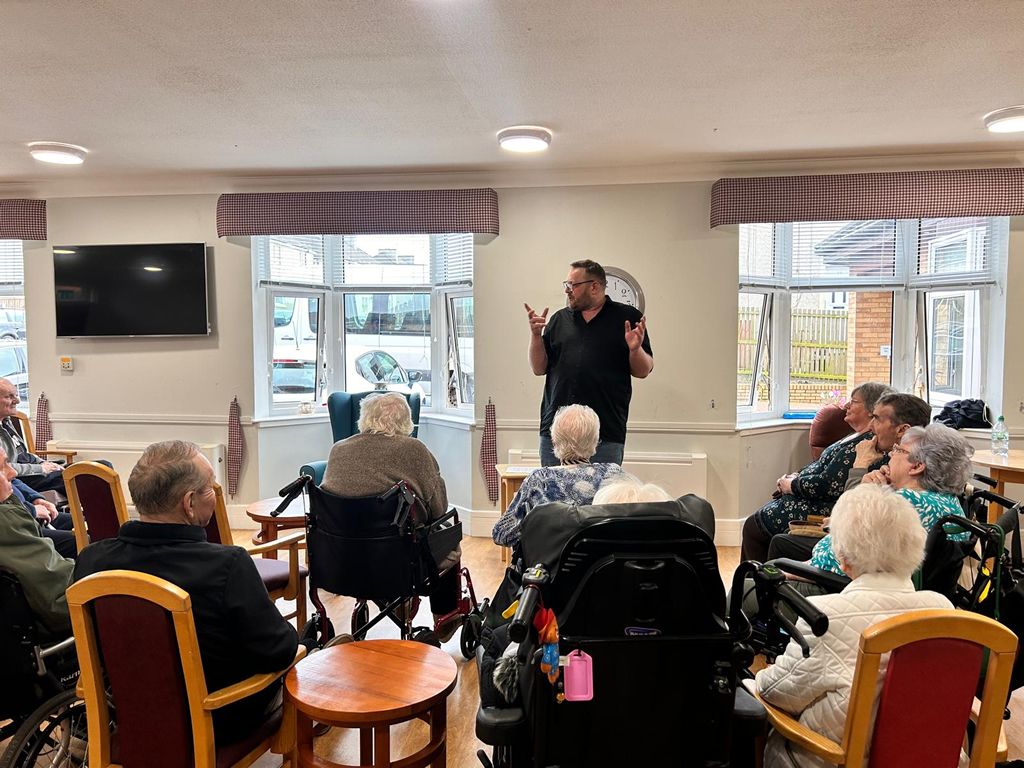 Glasgow care home residents embrace laughter with comedy workshop during Glasgow International Comedy Festival