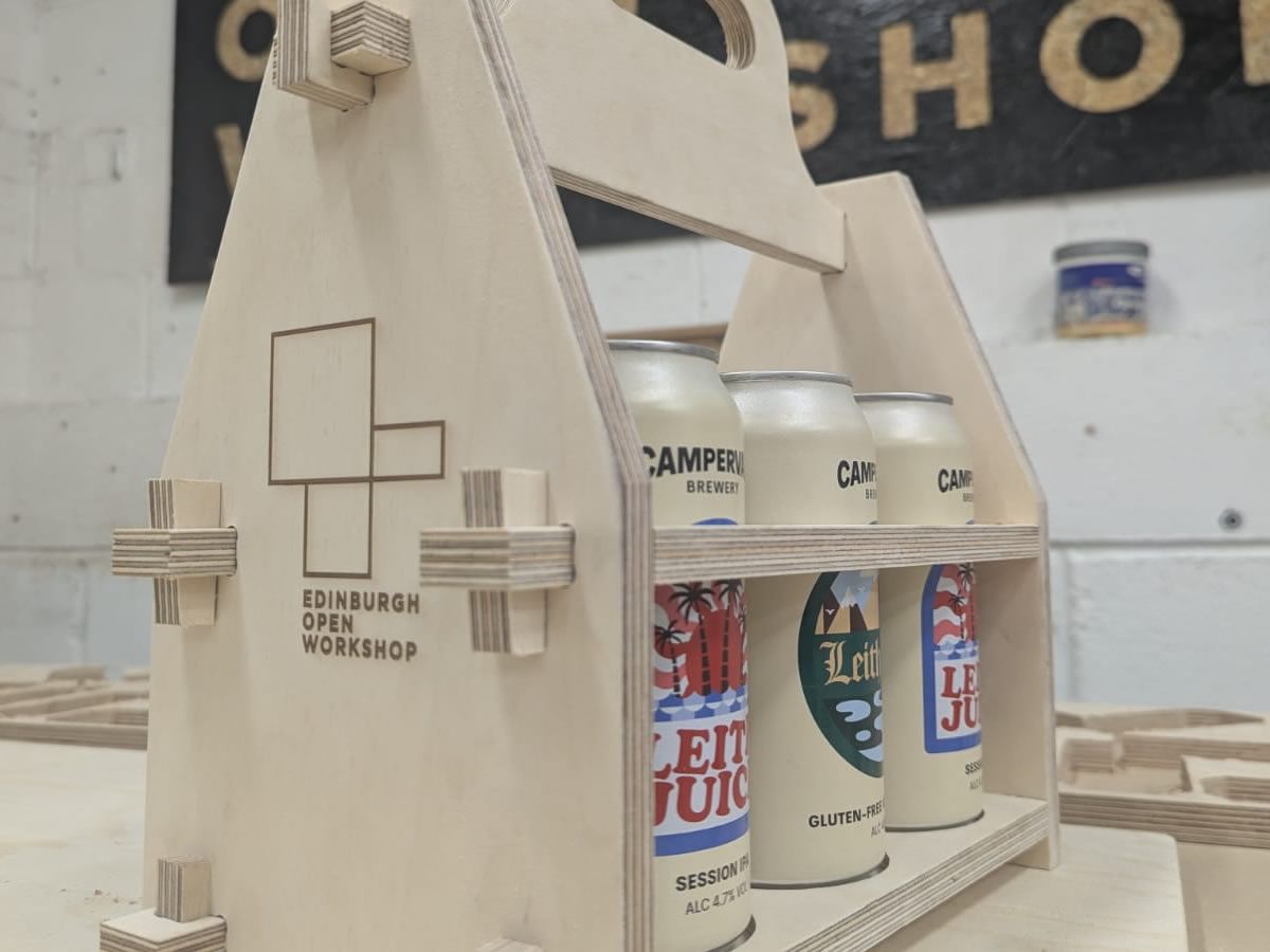 Edinburgh Open Workshop: Custom Beer Caddy