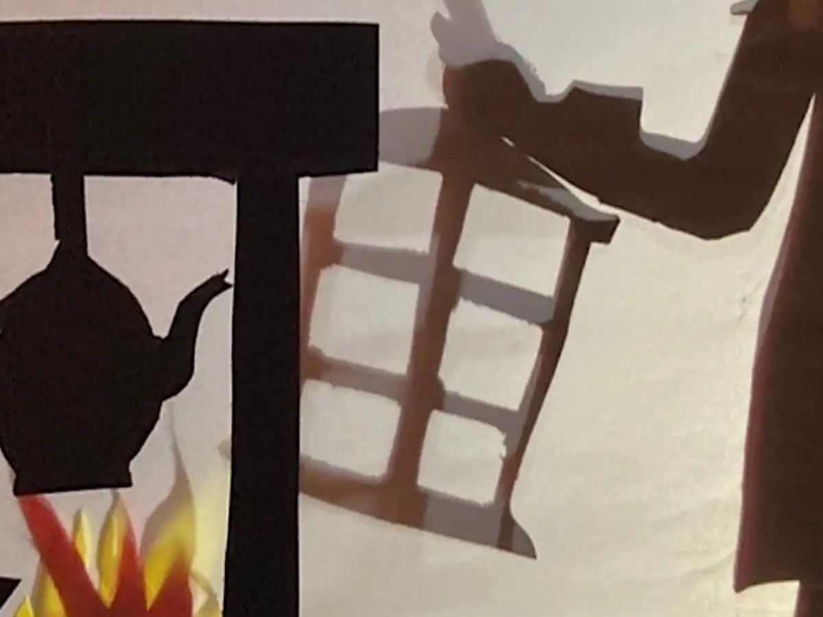 Festive shadow puppets and stories