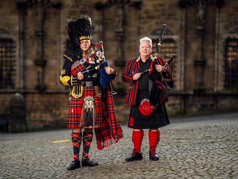 Red Hot Chilli Pipers and the Royal Scots Dragoon Guards Pipes and Drums release charity single