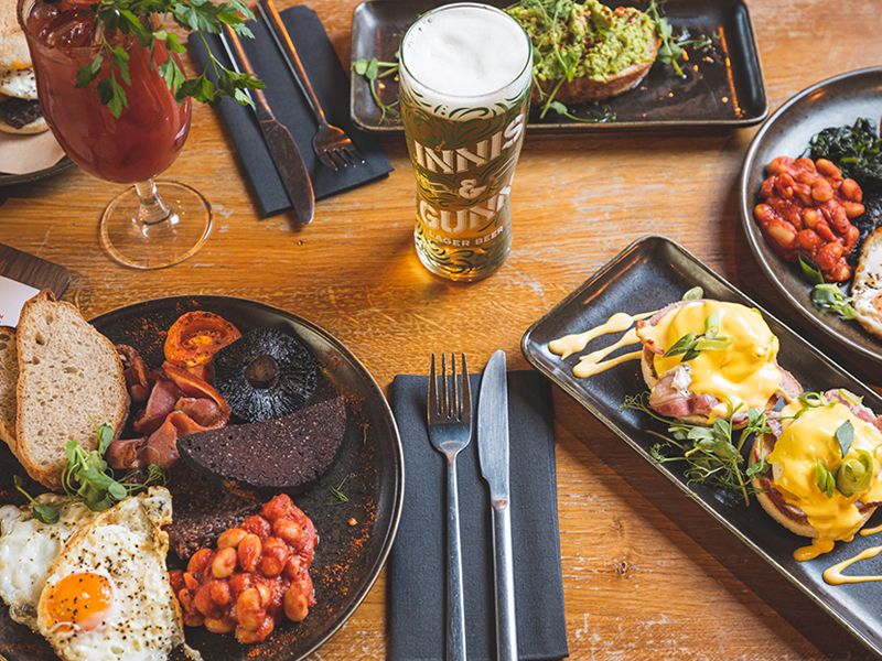 New Brunch Menu for Innis & Gunn Leith Brewery Taproom