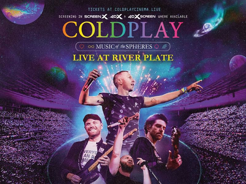 Cineworld hosts Coldplay concert live in ScreenX and 4DX for first time