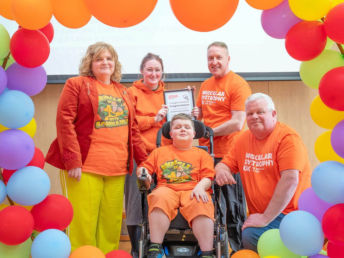 Brave P7 pupil hailed by school and charity