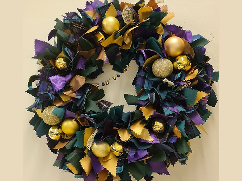 Christmas Wreath Making Workshop - Fabric Wreath