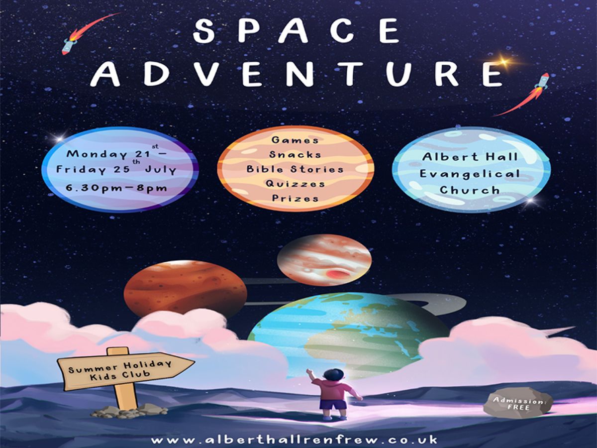 Free Holiday Bible Club - Space Adventure