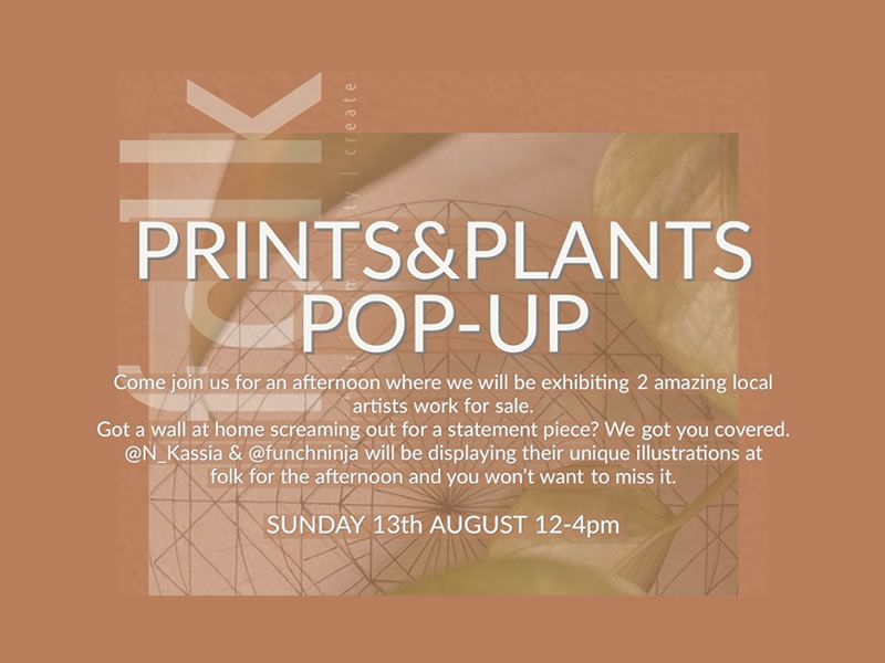 PRINTS&PLANTS Pop Up
