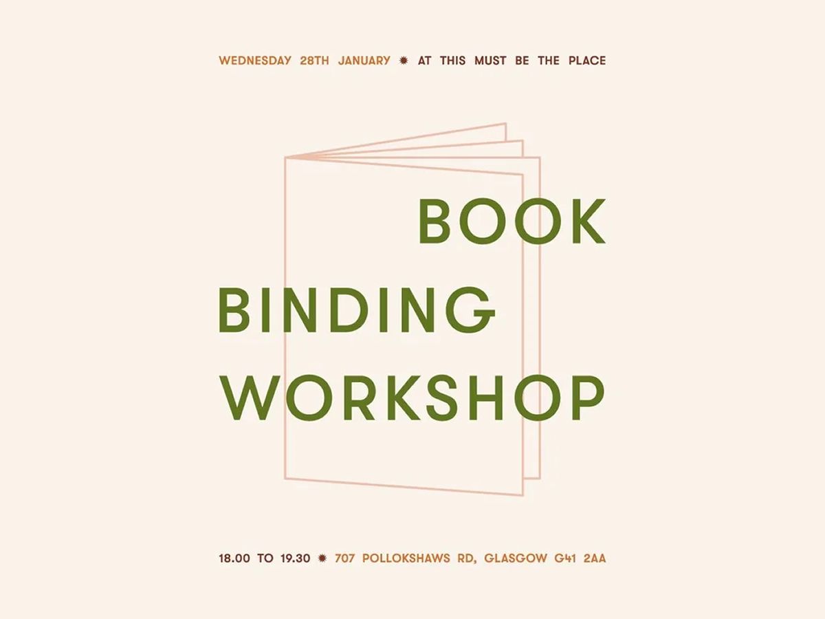 Bookbinding Workshop: Saddle Stitch Binding