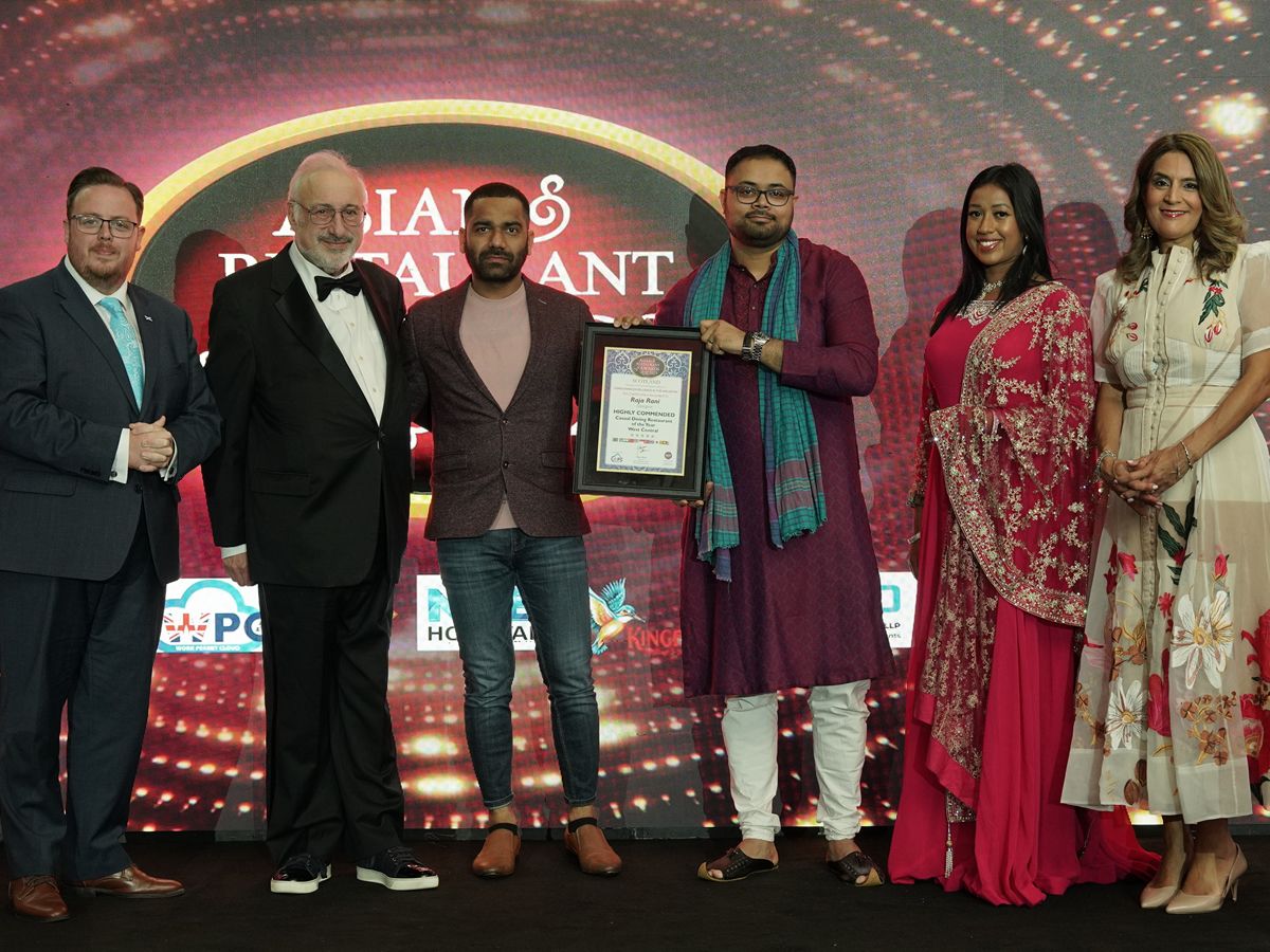 Double win for Rickshaw & Co. and Raja Rani Restaurant in Glasgow at the Asian Restaurant Awards