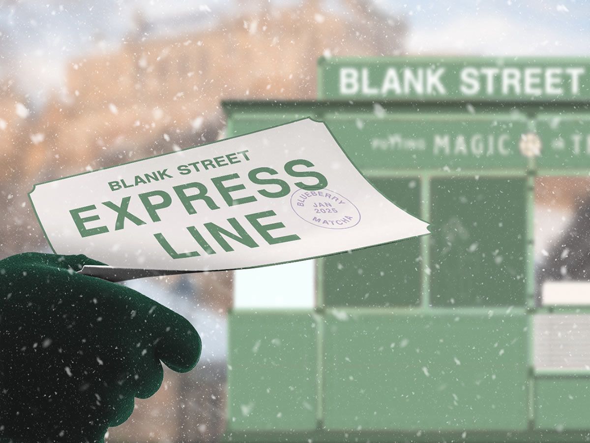 Blank Street pop up tram stop serves free coffee 7th and 8th February