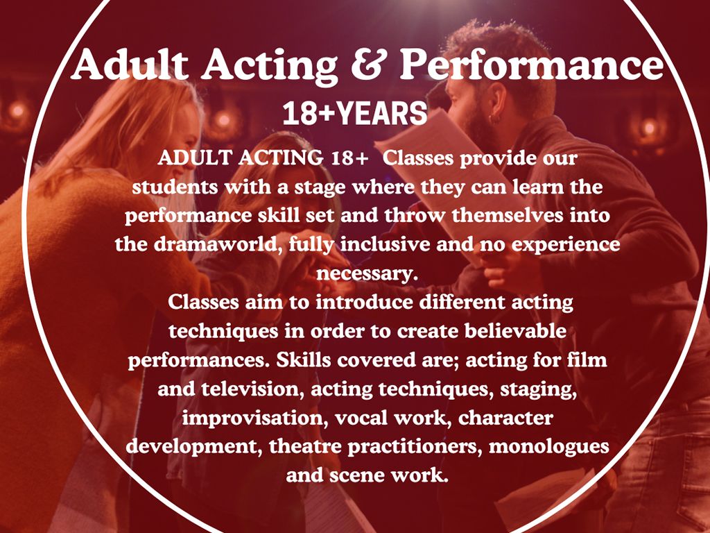 Adult Acting & Performance Classes