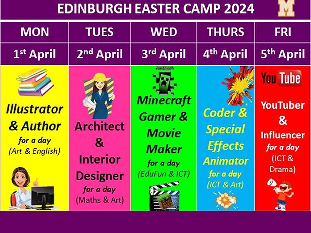 Edinburgh Easter Camp 2024 at George Watson’s College