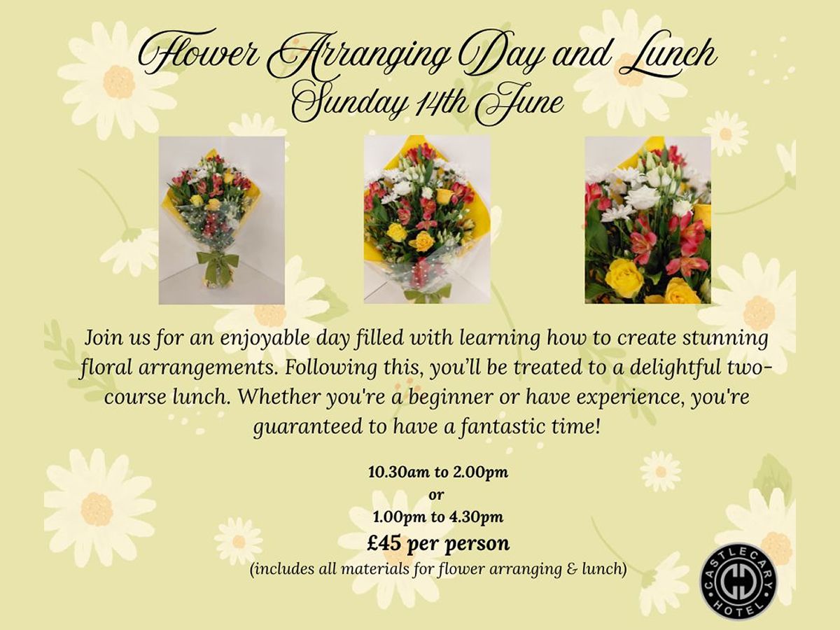 Flower Arranging Class plus Lunch