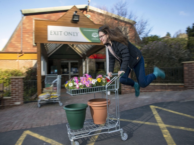 Jumping for joy as Cardwell Garden Centre reopens