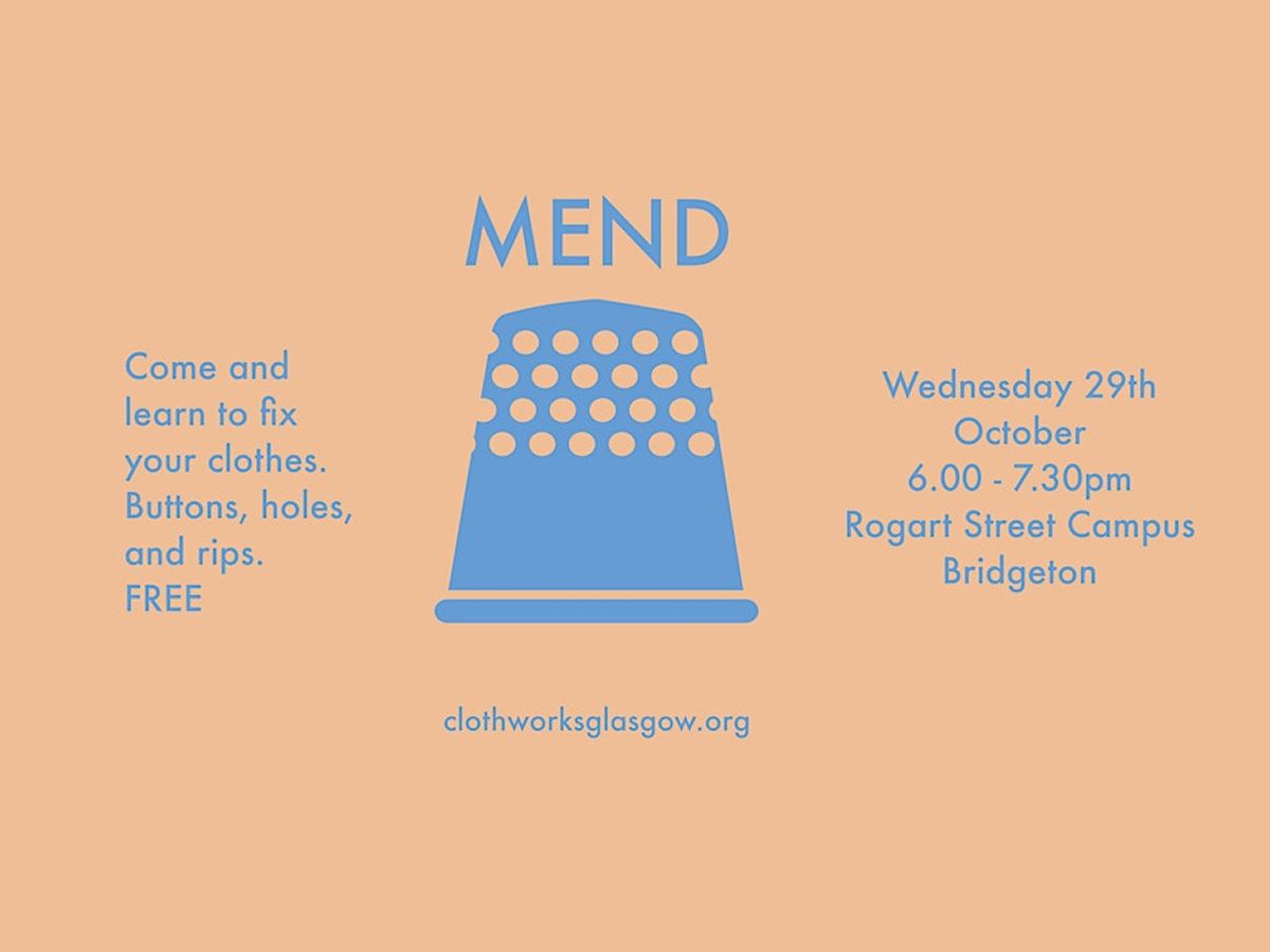 MEND - Learn To Fix Your Clothes For Free