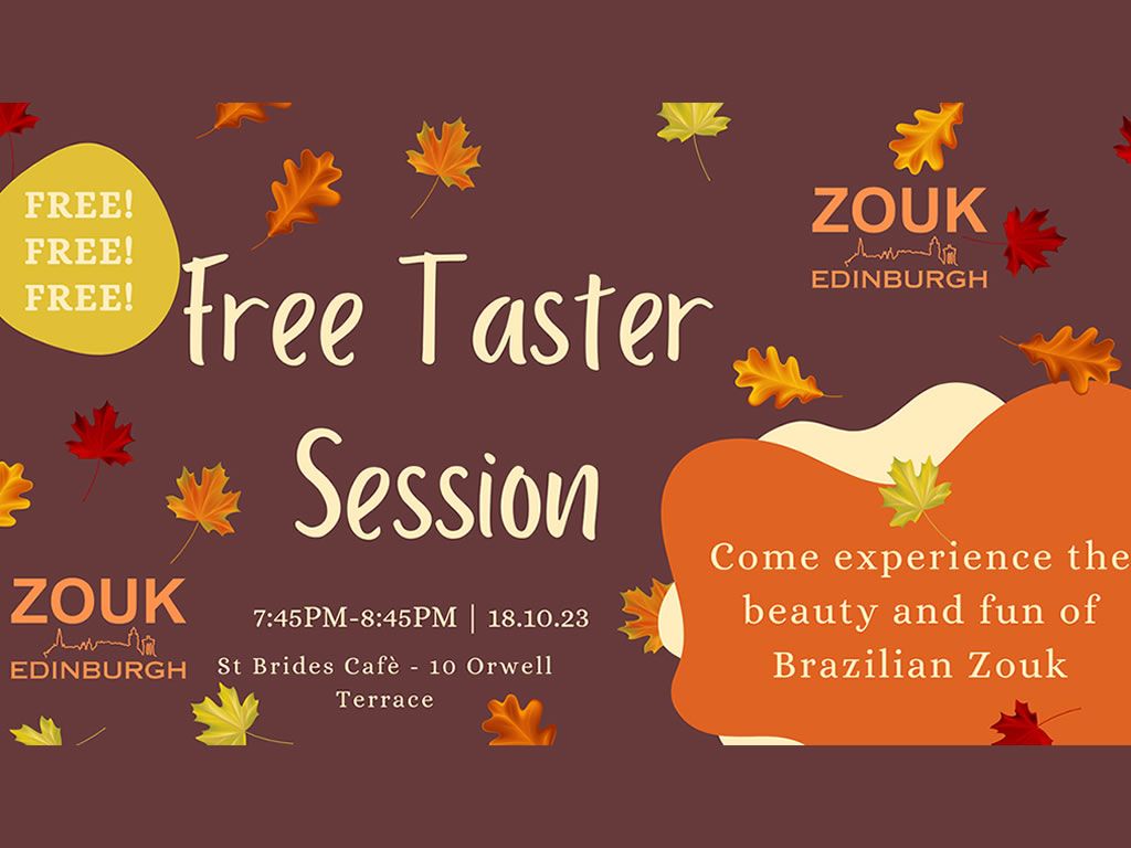 Brazilian Zouk Free taster session at St Brides Centre, Edinburgh West
