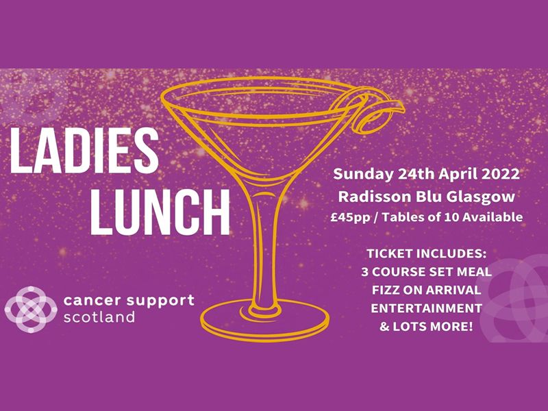 Cancer Support Scotland’s Ladies Lunch