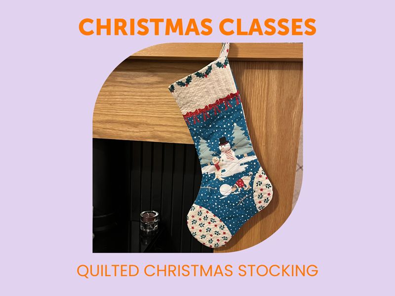 Quilted Christmas Stocking Workshop