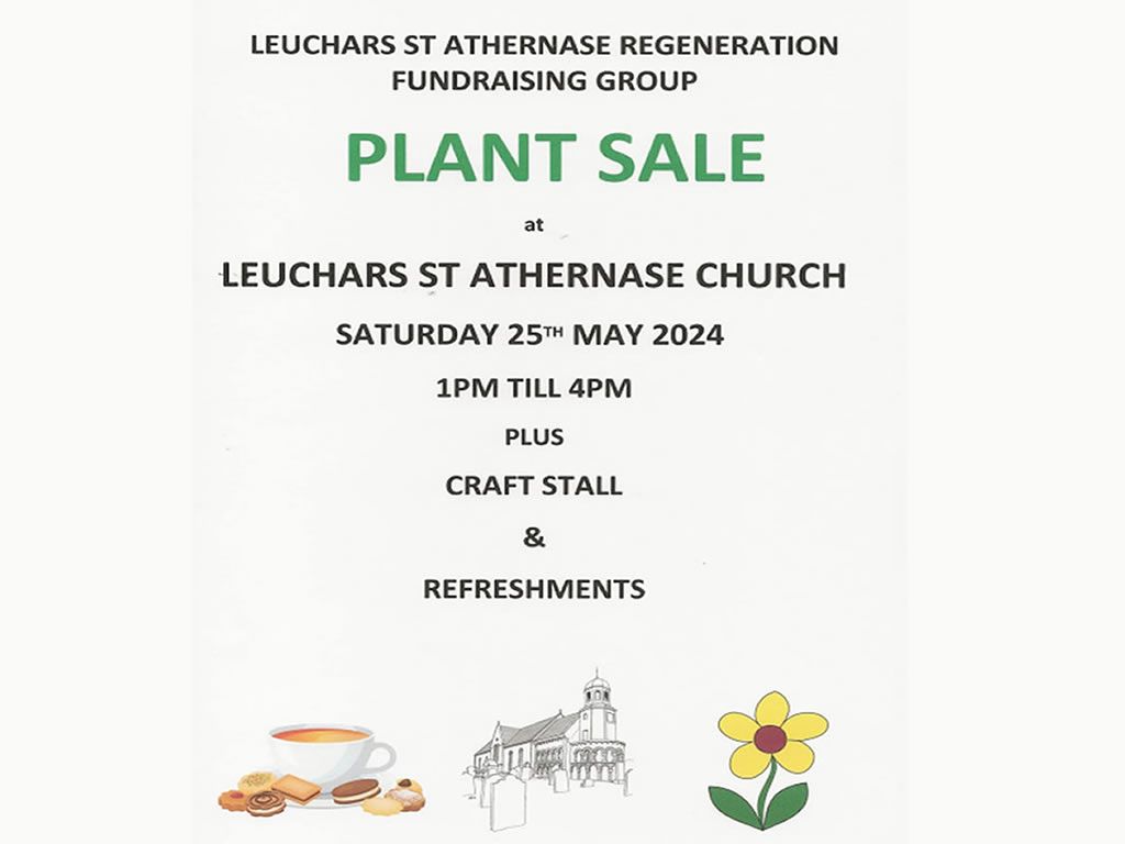 Plant Sale at St Athernase Church in Leuchars