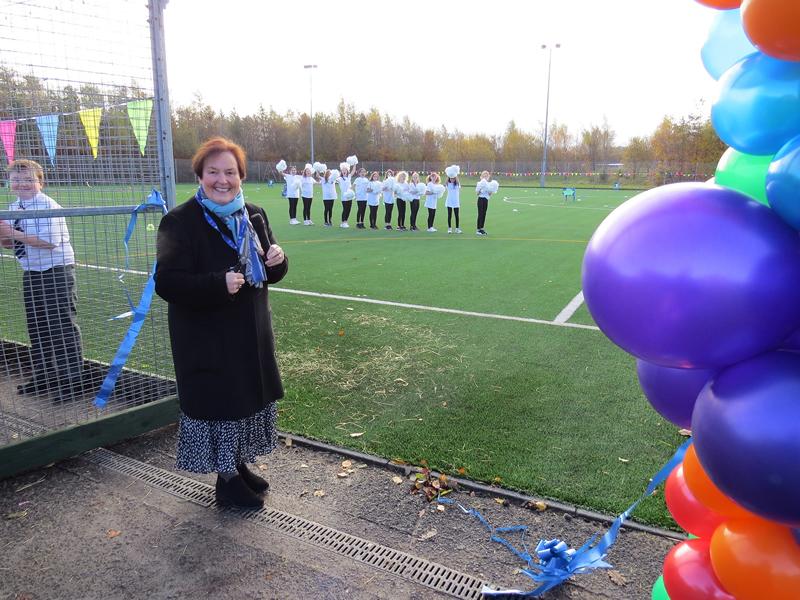 Pitch transformation will help East Renfrewshire school launch football programme