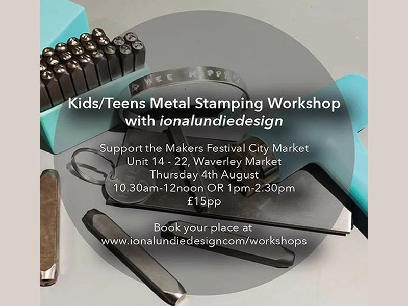 Kids/Teens Metal Stamping Workshop