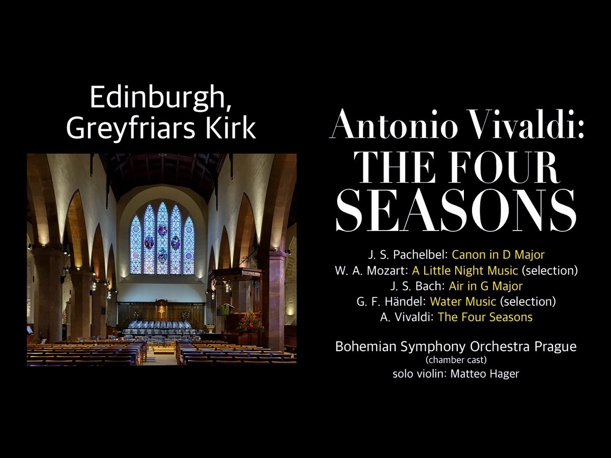 Prague Spring Event Vivaldi: The Four Seasons - Bohemian Symphony Orchestra Prague at ...