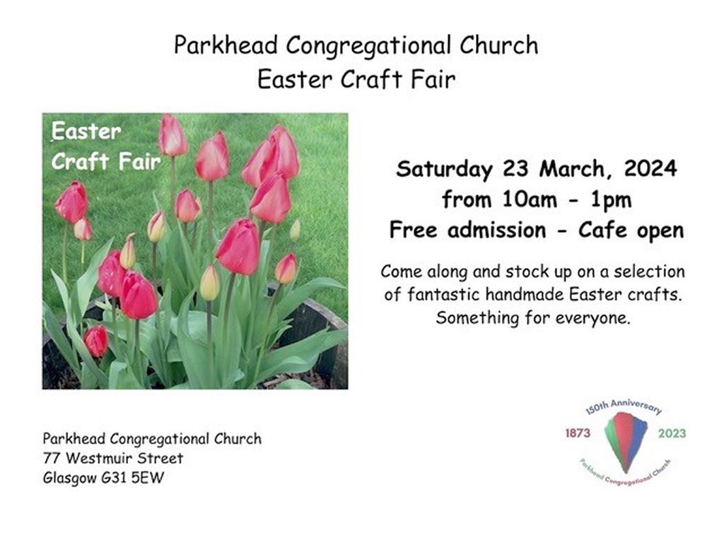 Parkhead Congregational Church Easter Craft Fair