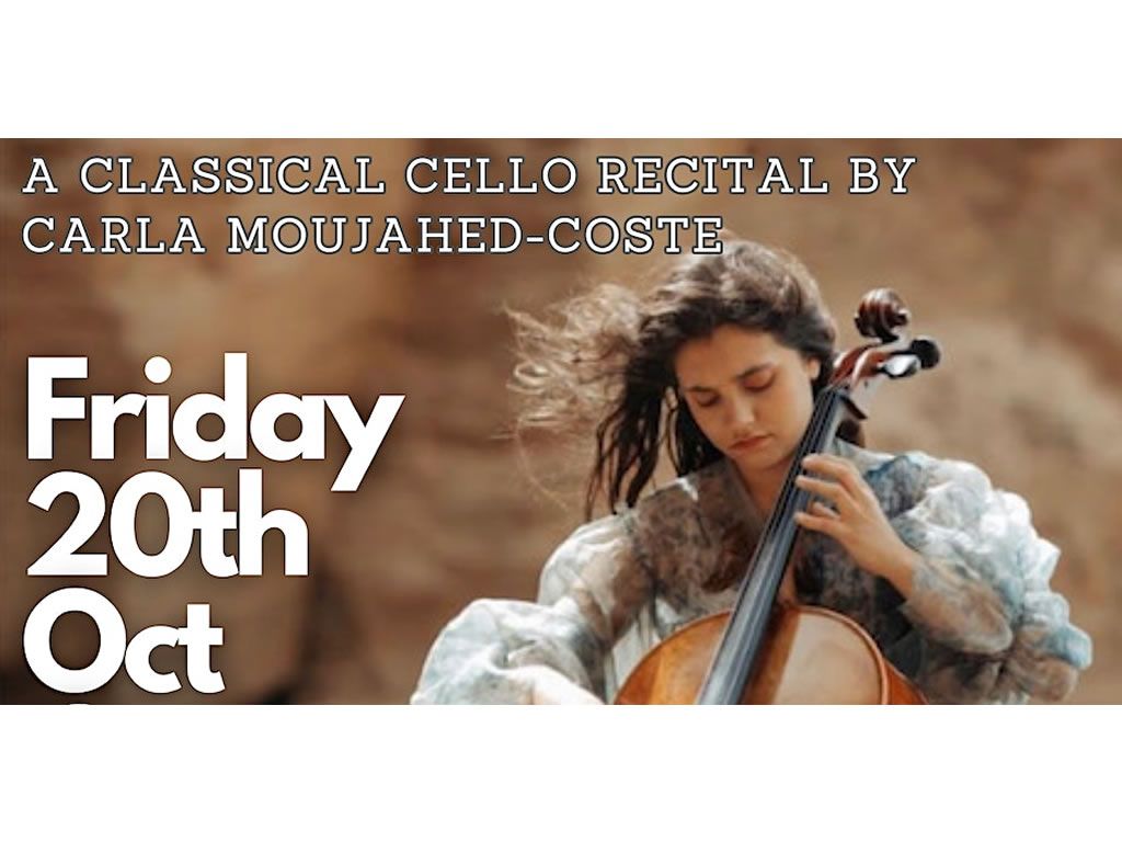 Live Classical Cello Recital- McDonald Road Library