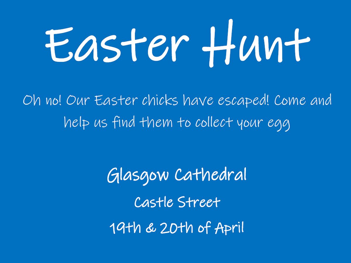 Easter Hunt at Glasgow Cathedral