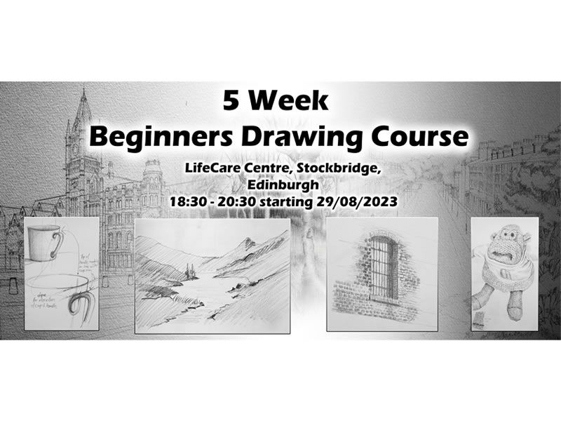 5 Week Beginners Pencil Drawing Course