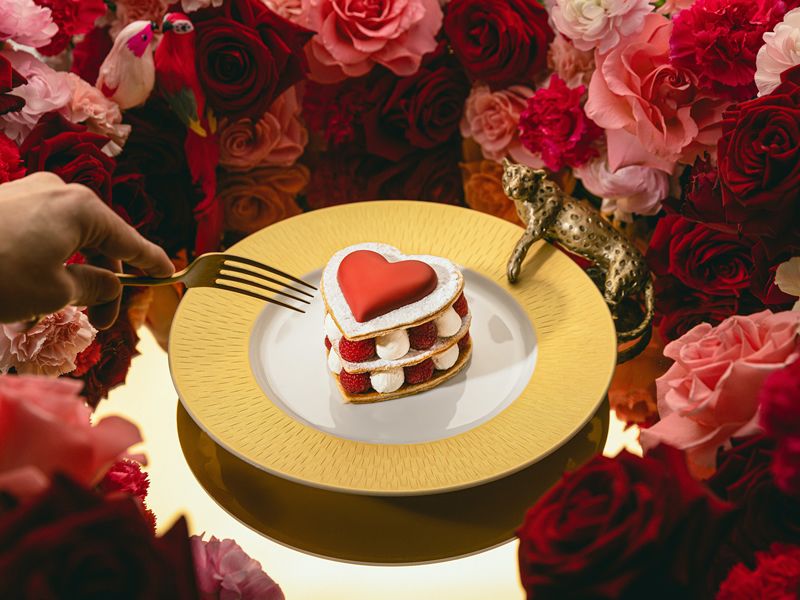 Celebrate Valentines Day at The Ivy on the Square Brasserie with a romantic set menu and love inspired cocktails