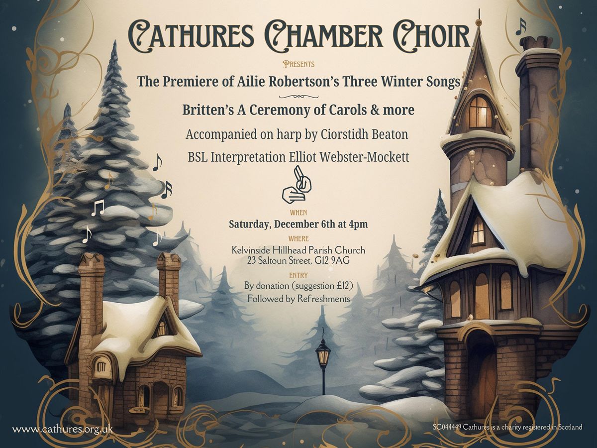 A Premiere, a Ceremony of Carols and more