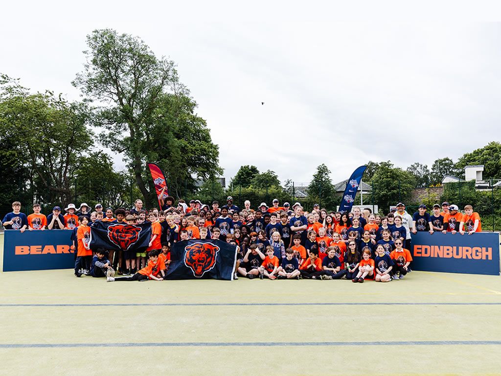 Legendary NFL franchise the Chicago Bears returned to Edinburgh
