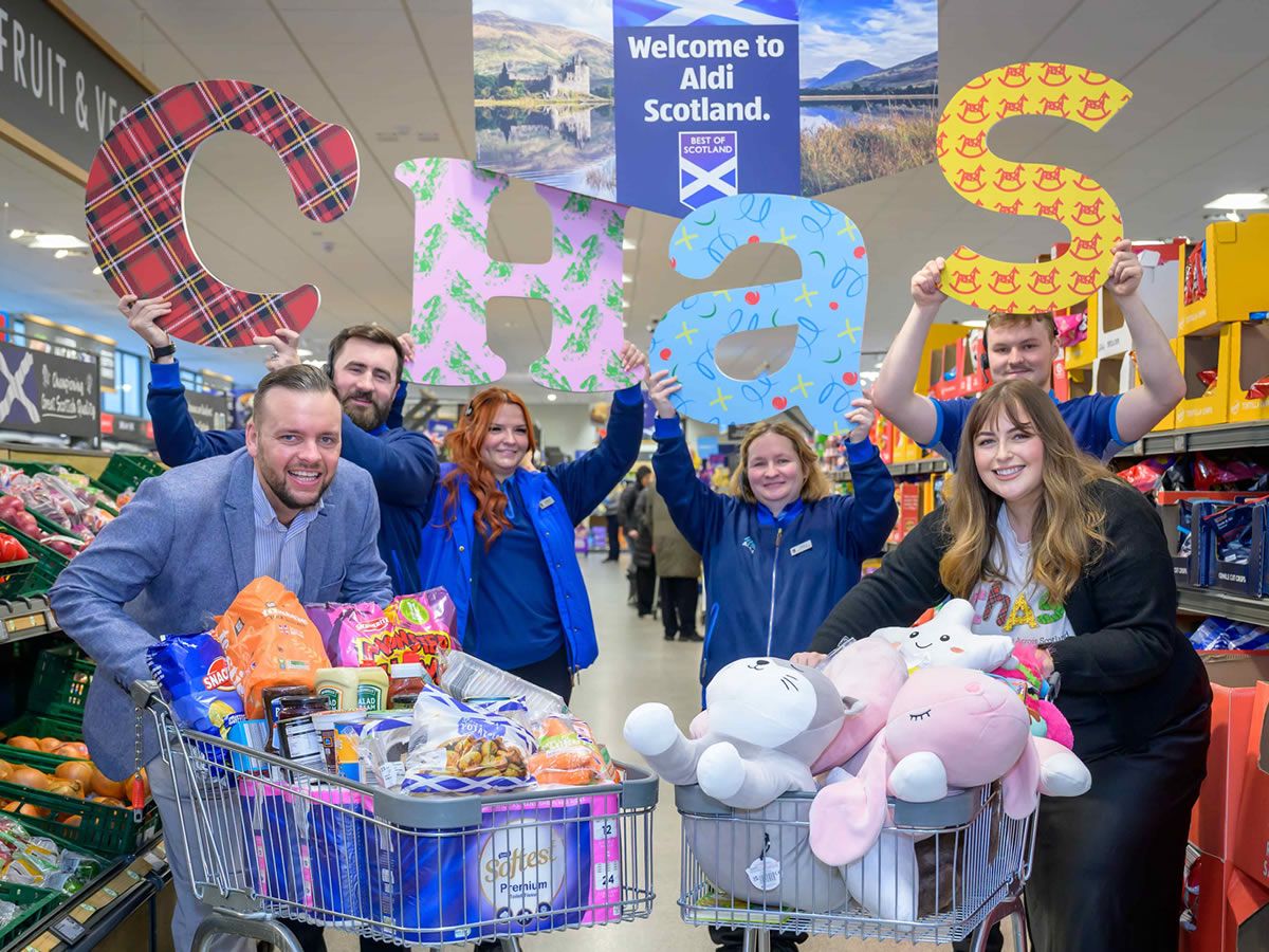 Aldi brings their famous Supermarket Sweep to Edinburgh