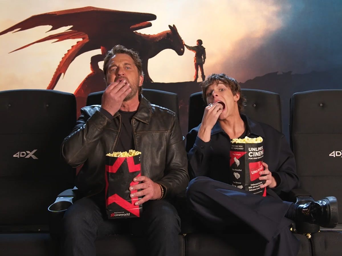 How to train your Dad in 4DX Cineworld enlists Gerard Butler