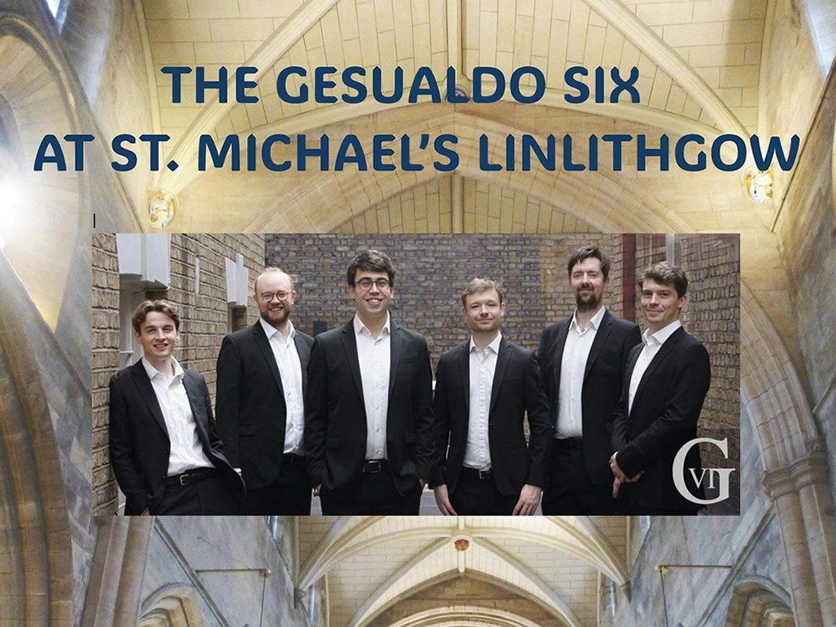 The Gesualdo Six at St. Michael’s Parish Church Linlithgow
