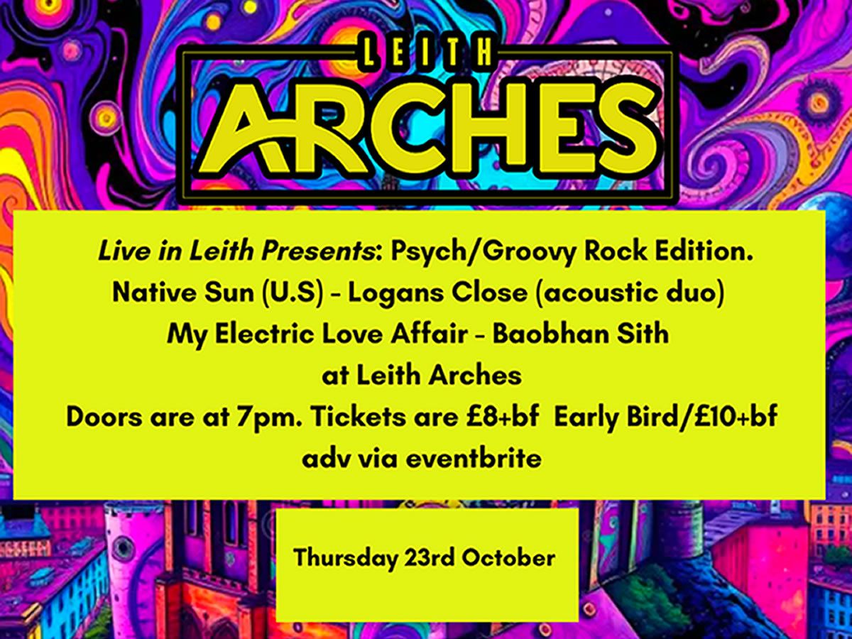 Live in Leith: Psych/Garage/Groovy Rock Edition